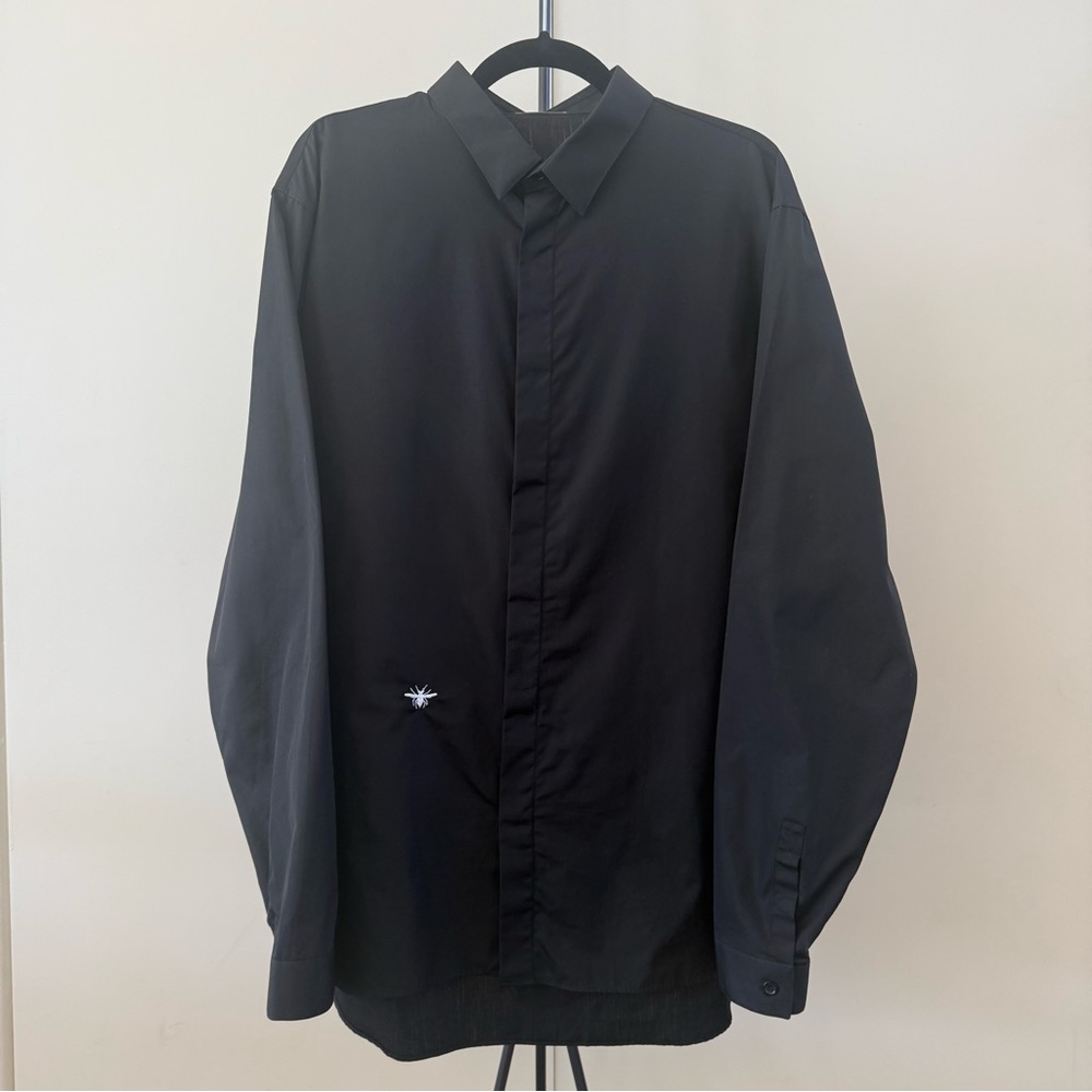 Men’s Dior Elegant Black shirt with Bee Size 44 XL